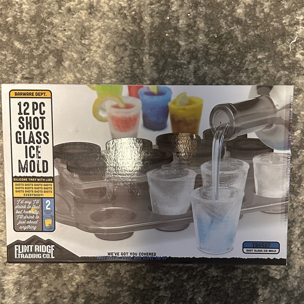 Shot glass ice molds